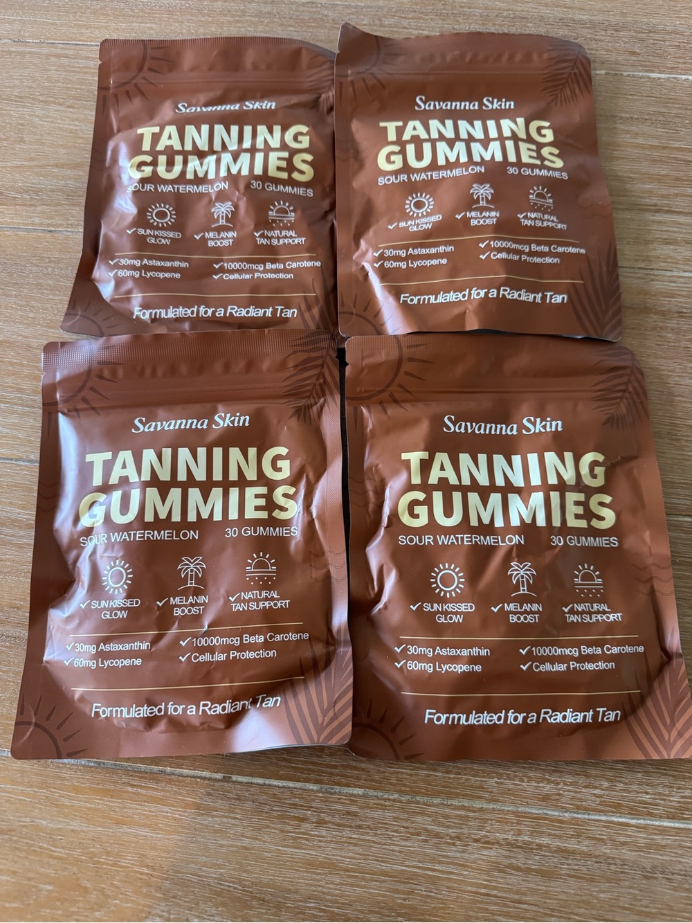 Savanna Skin Tanning Gummies - (Sour Watermelon)